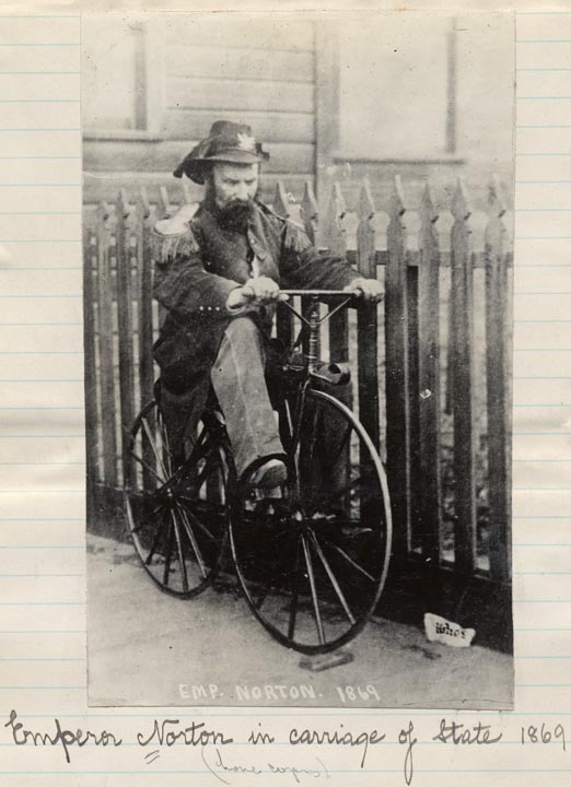 Emperor Norton in carriage of State 1869.